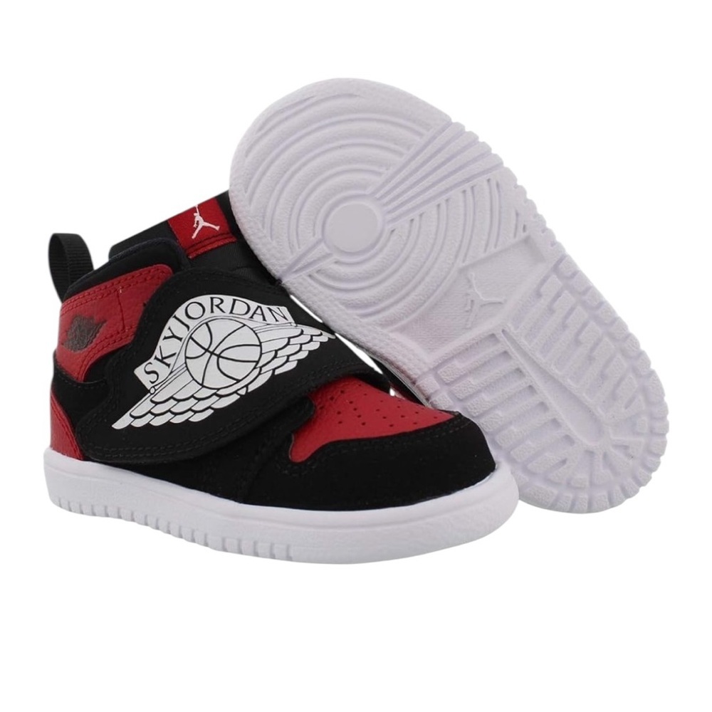 Air Jordan Sky Jordan 1PS Bred Black and Red Sneaker